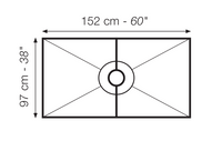 Original Deluxe 38" x 60" Shower Conversion Kit with Orange XPS Board