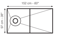 Original Deluxe 38" x 60" Shower Conversion Kit with Orange XPS Board