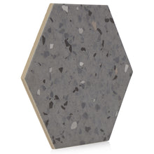Load image into Gallery viewer, 8x10 Hexagon Spark Gray porcelain tile - Industry Tile
