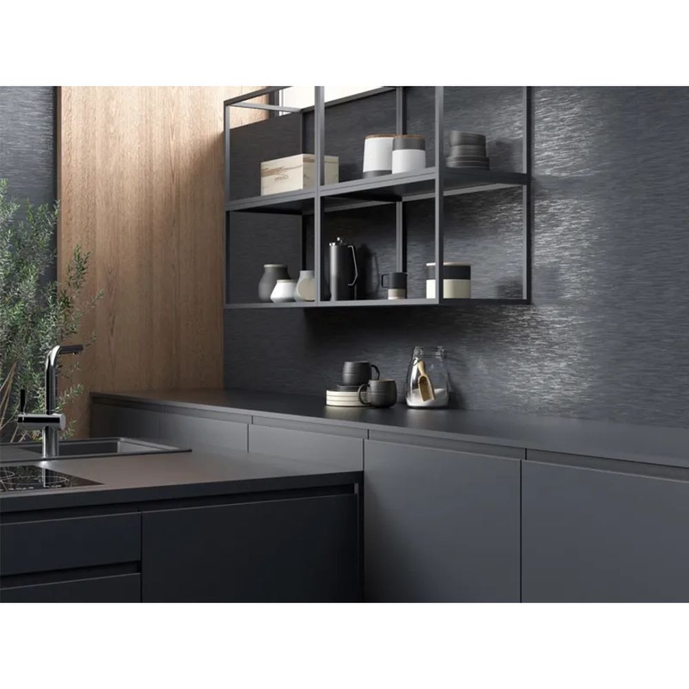 Mikasa Forma Black Textured Porcelain Tile 24x48"