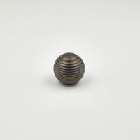 Honeycomb Antiqued Brass Knob Handles