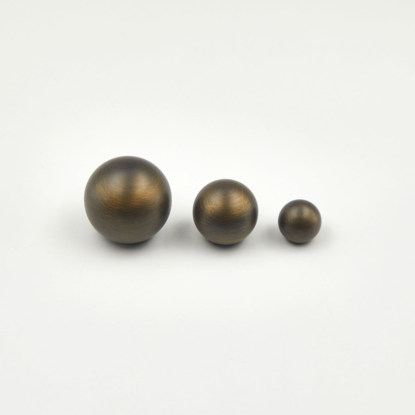 Sphere Antiqued Brass Cabinet Knob