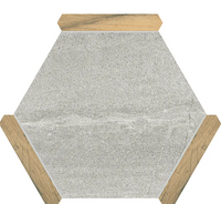 Hexelle Gray Matte Porcelain Hexagon Tile – 8.66x9.84