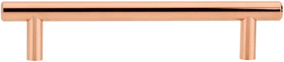 3 3/4-inch (96 mm) Center-to-Center Polished Copper Cabinet and Drawer Bar Pull Handle for Kitchen, Bathroom, and Furniture - Industry Tile