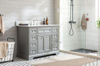 South Bay 42" Bathroom Vanity Gray