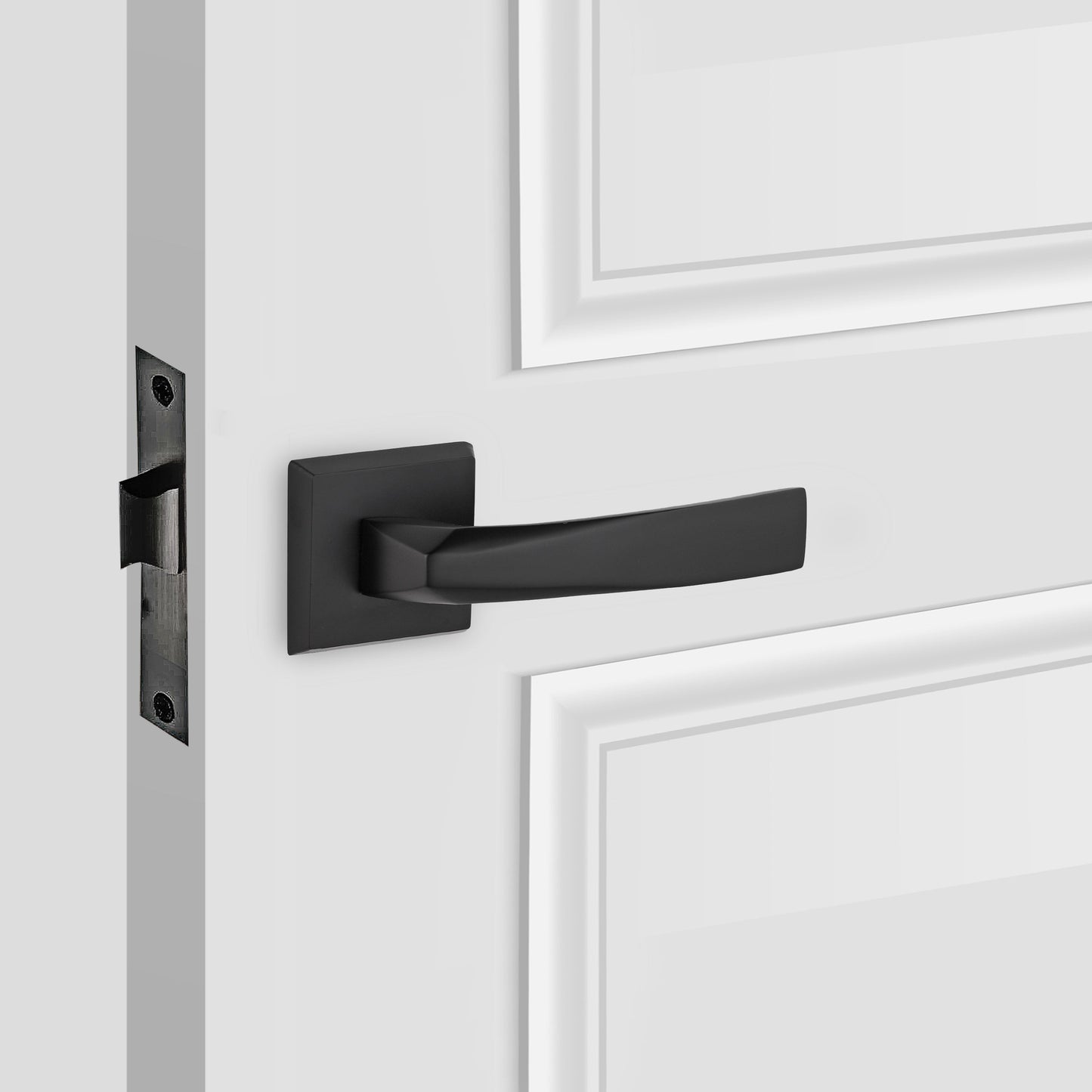 Modernist Prism Door Lever Passage Handle