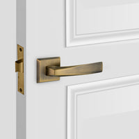 Modernist Prism Door Lever Passage Handle