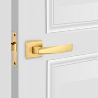 Modernist Prism Door Lever Passage Handle