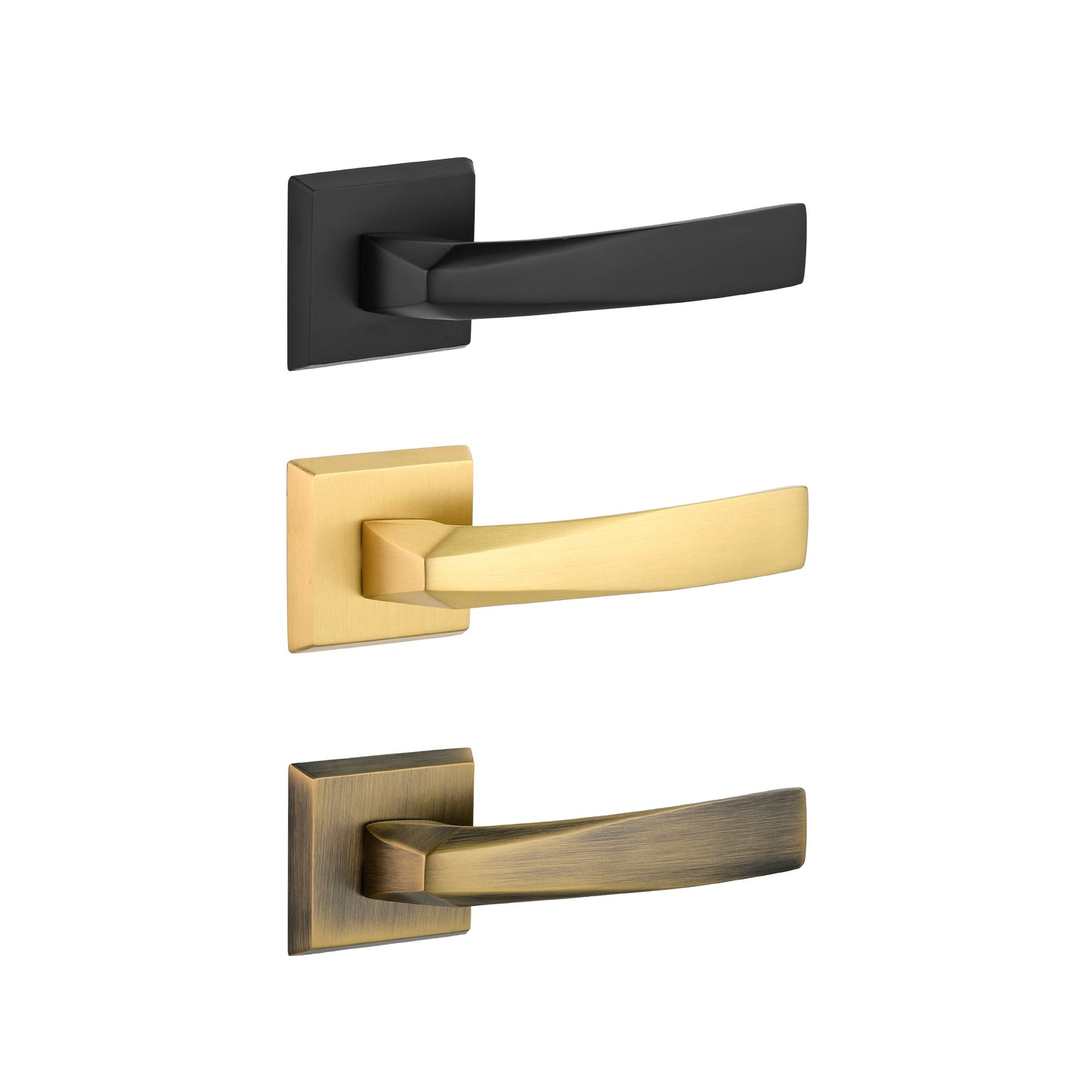 Modernist Prism Door Lever Passage Handle