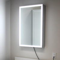 LED Alu Medicine Cabinet w/ Induction Switch 24"x31"