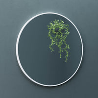 Round Alu Slim Frame Mirror - 24"