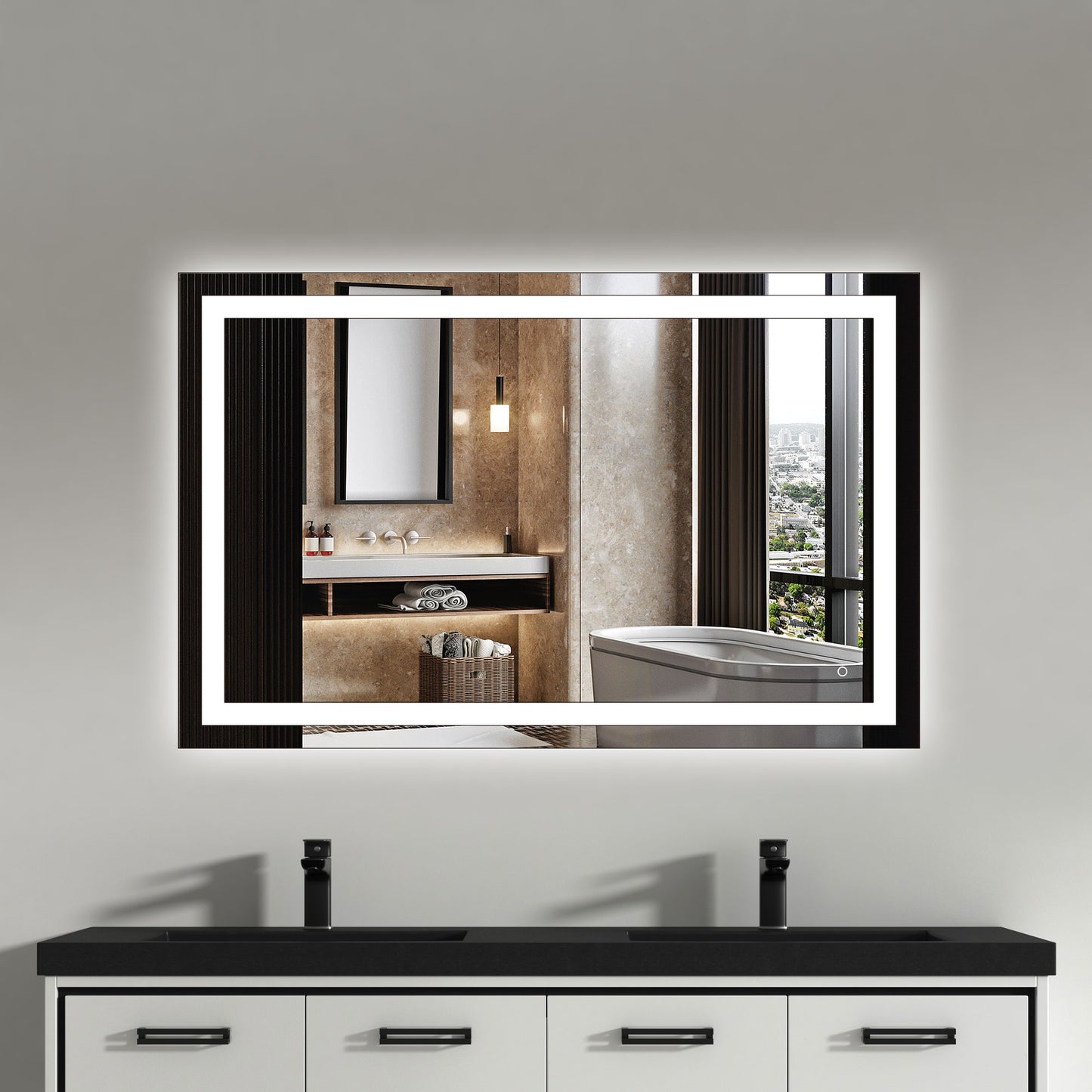 LED Bathroom Light Mirror - 5008 - 7 sizes available