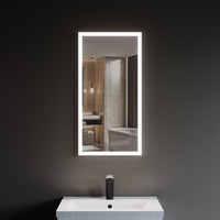 LED Bathroom Light Mirror 16-1/8"x31.5"