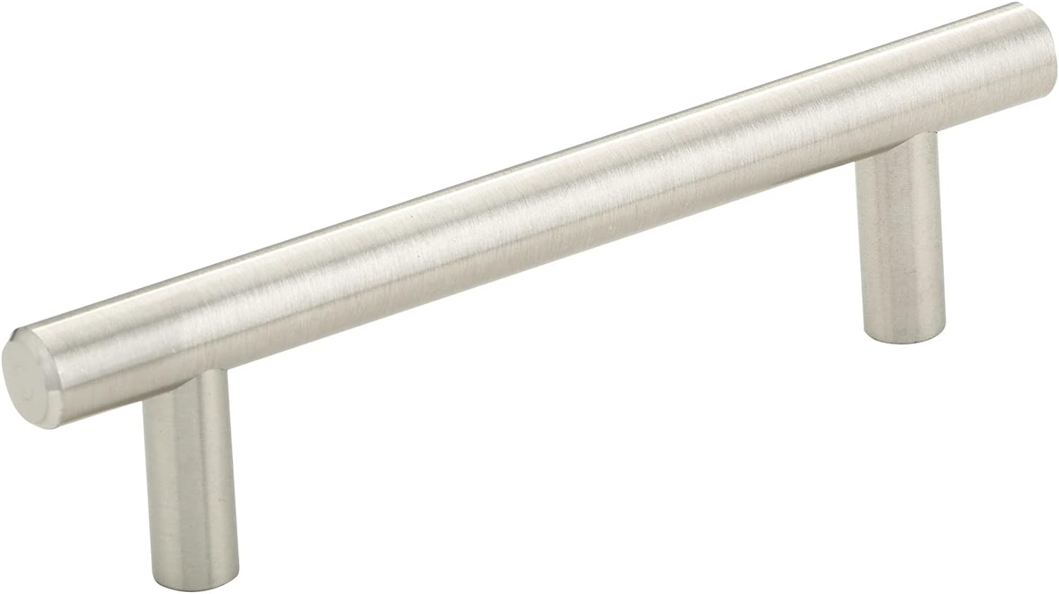 3 3/4-inch (96 mm) Center-to-Center Brushed Nickel Modern Cabinet and Drawer Bar Pull Handle for Kitchen, Bathroom, and Furniture - Industry Tile