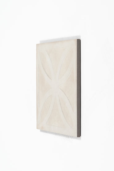 8x8 Amora 3D Structured Avorio porcelain tile