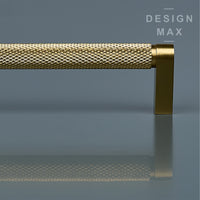 Luxary Texture Knurled Brass Handles