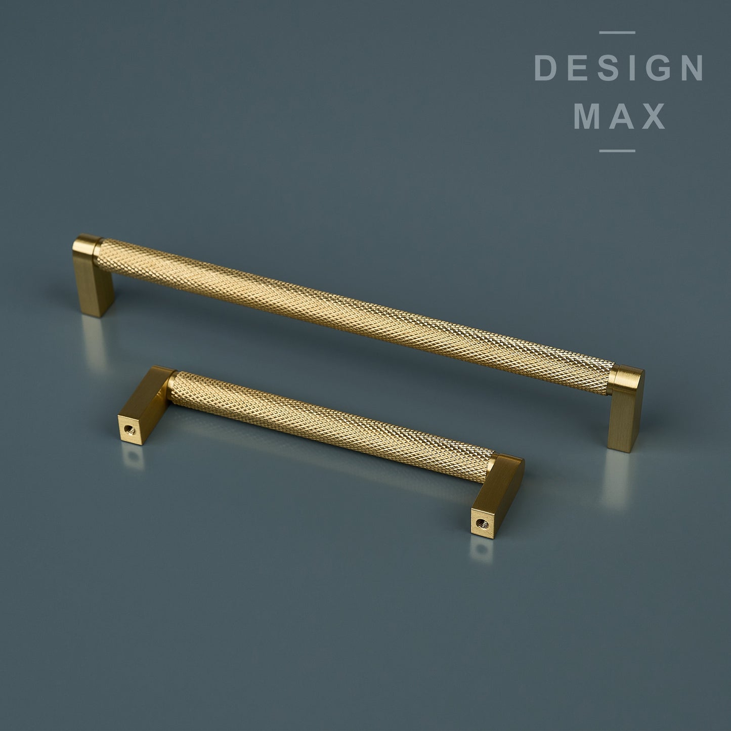 Luxary Texture Knurled Brass Handles