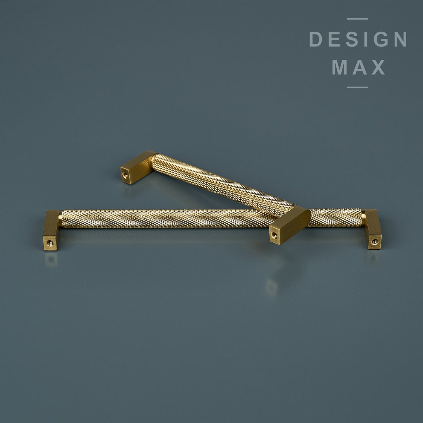 Luxary Texture Knurled Brass Handles