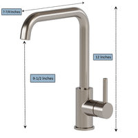 Single Handle Lavatory Faucet - DW Brushed Nickel - 008