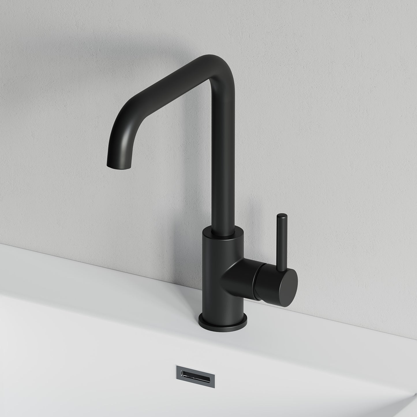 Single Handle Lavatory Faucet - DW Black - 008