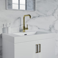 Single Handle Lavatory Faucet - DW Gold - 008