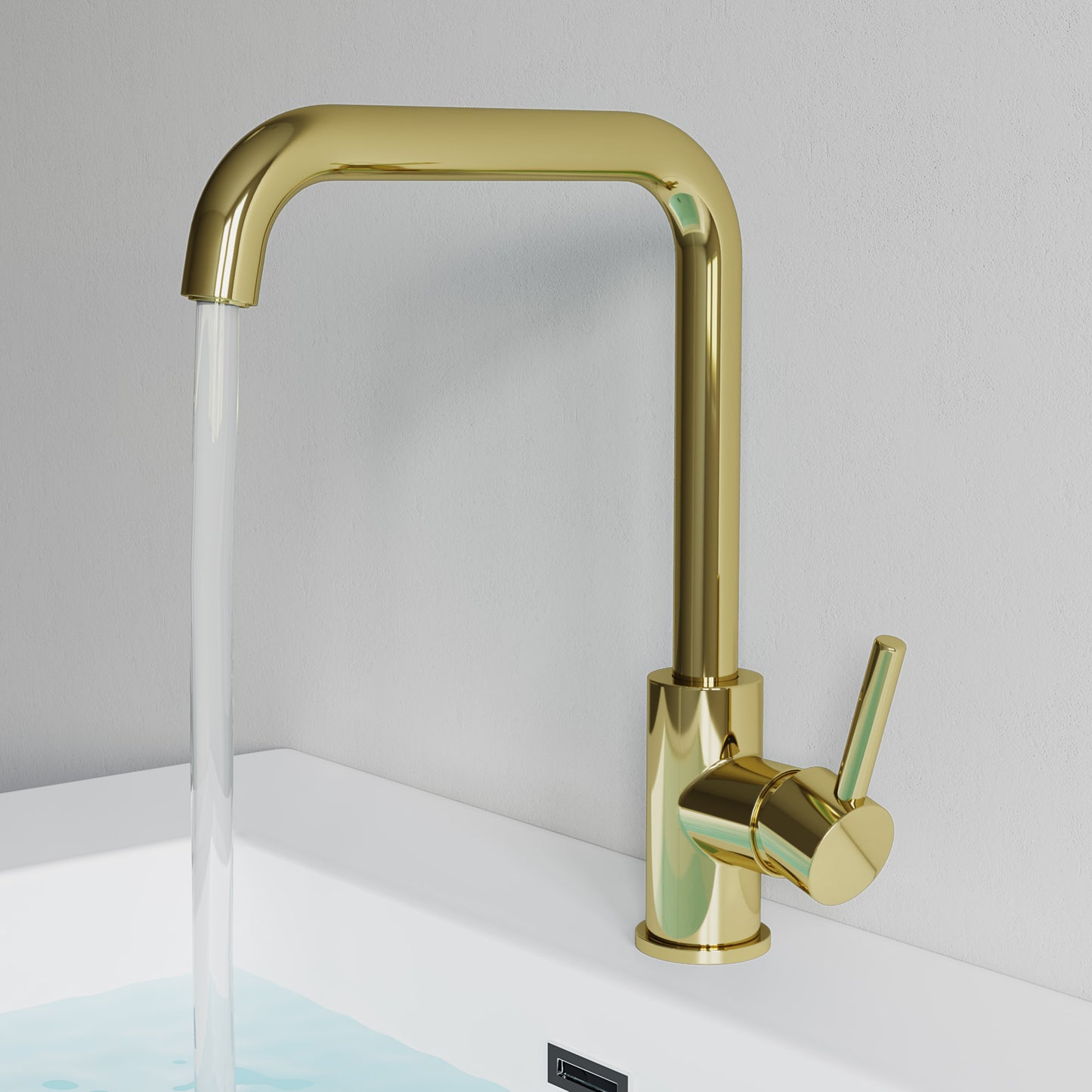 Single Handle Lavatory Faucet - DW Gold - 008