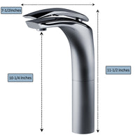 Single Handle Bathroom Faucet - DW Chrome - 018