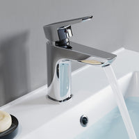 Single Handle Bathroom Faucet - DW Chrome - 021