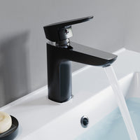 Single Handle Bathroom Faucet - DW Black - 021