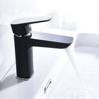 Single Handle Bathroom Faucet - DW Black - 021