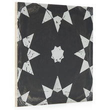Load image into Gallery viewer, 8x8 Black and White Distressed Groove porcelain tile - Industry Tile
