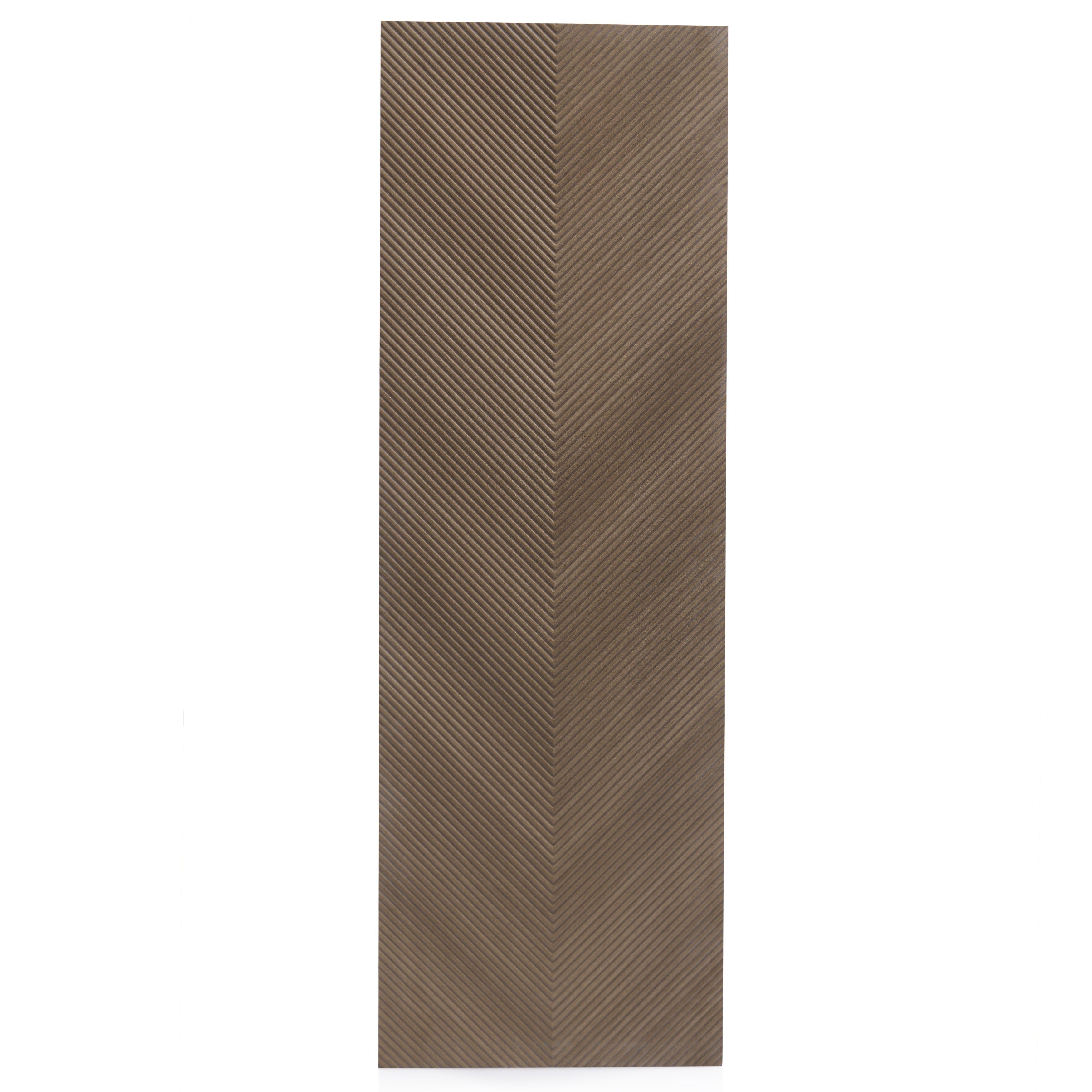 16x48 Wonderful V Shape Designer Wood Look Brown wall tile