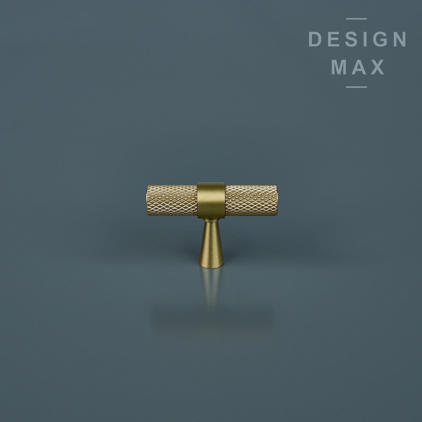 Gold Knurled Brass Cabinet Pull Handles