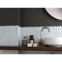 Mist Blue Point 2" x 10" Matte Picket Ceramic Tile