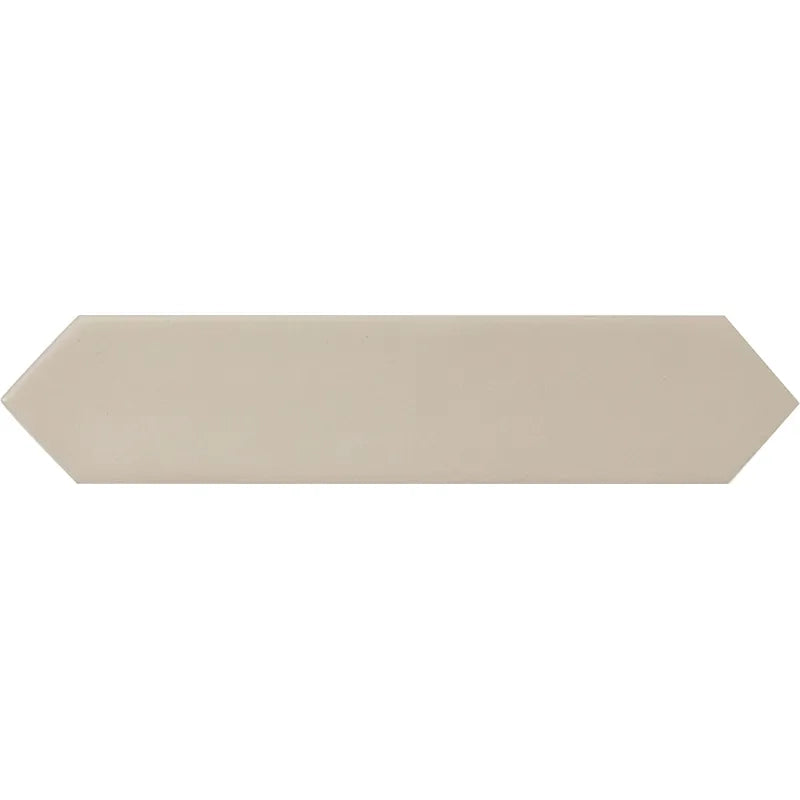 Warm Linen Point 2" x 10" Matte Picket Ceramic Tile