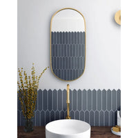 Midnight Navy Point 2" x 10" Matte Picket Ceramic Tile