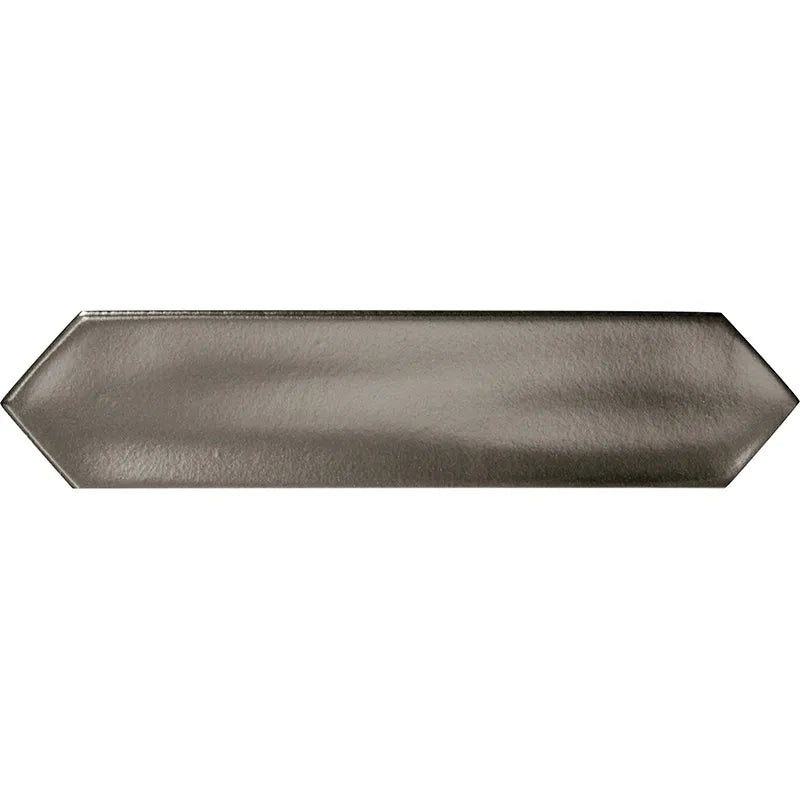 Sterling Silver Point 2" x 10" Metallic Picket Ceramic Tile