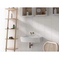 White Point 2"x10" Matte Picket Ceramic Tile