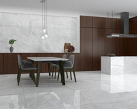 24x48 Onyx White polished porcelain tile