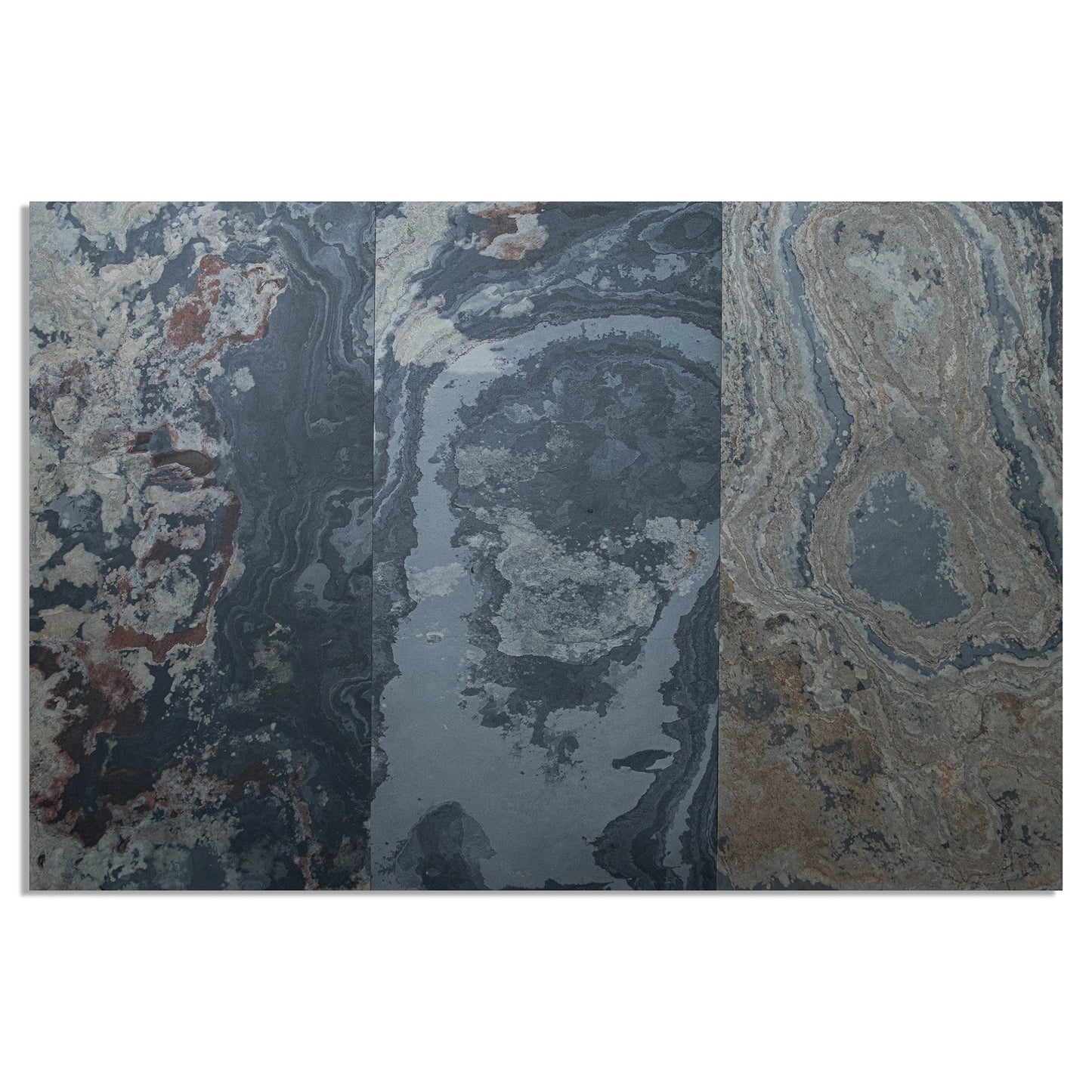 Rustic Slate - Real Stone Veneer Sheets [Pack of 3]