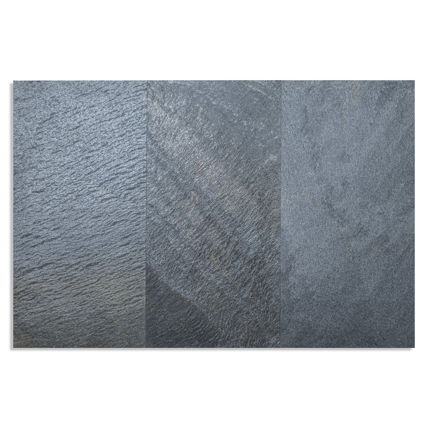 Silver Grey - Real Stone Veneer Sheets [Pack of 3]