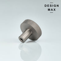 Brassio Knurled Solid Brass Cabinet Knob