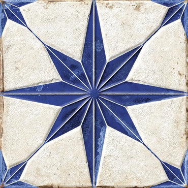 Orion Star Blue Porcelain Tile 8x8 - Tilevanity.com