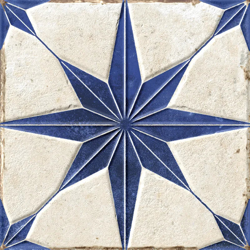 Orion Star Blue Porcelain Tile 8x8 - Tilevanity.com