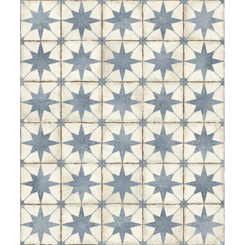 Heritage Azure 8" x 8" Weathered Blue Matte Porcelain Tile