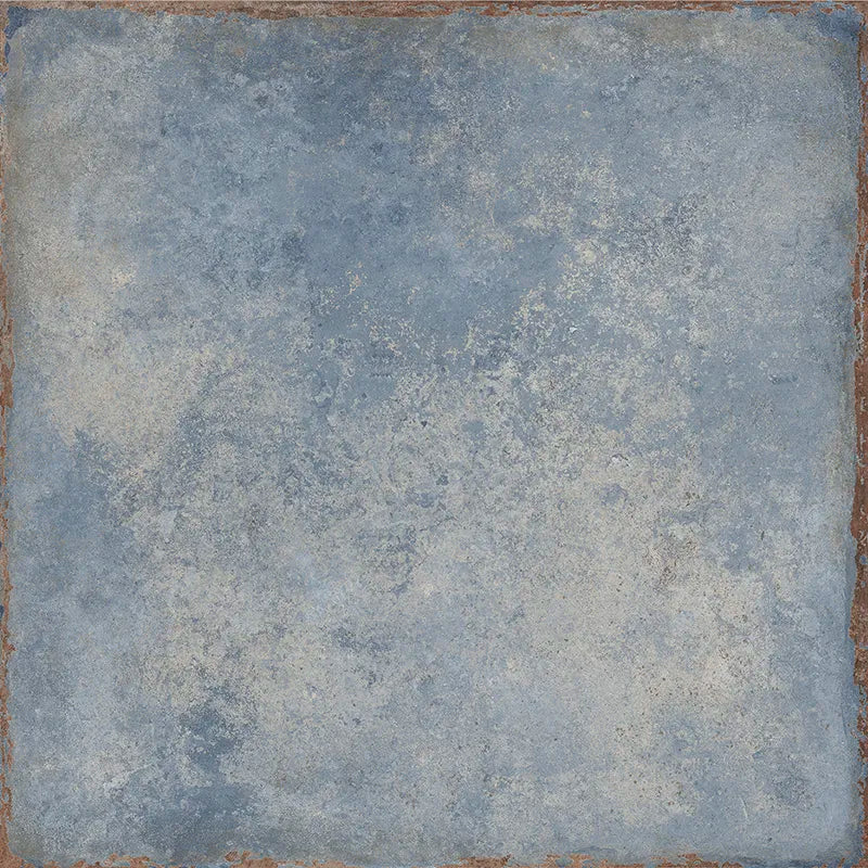 Heritage Azure 8" x 8" Weathered Blue Matte Porcelain Tile