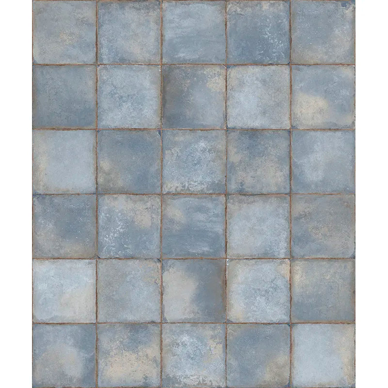 Heritage Azure 8" x 8" Weathered Blue Matte Porcelain Tile
