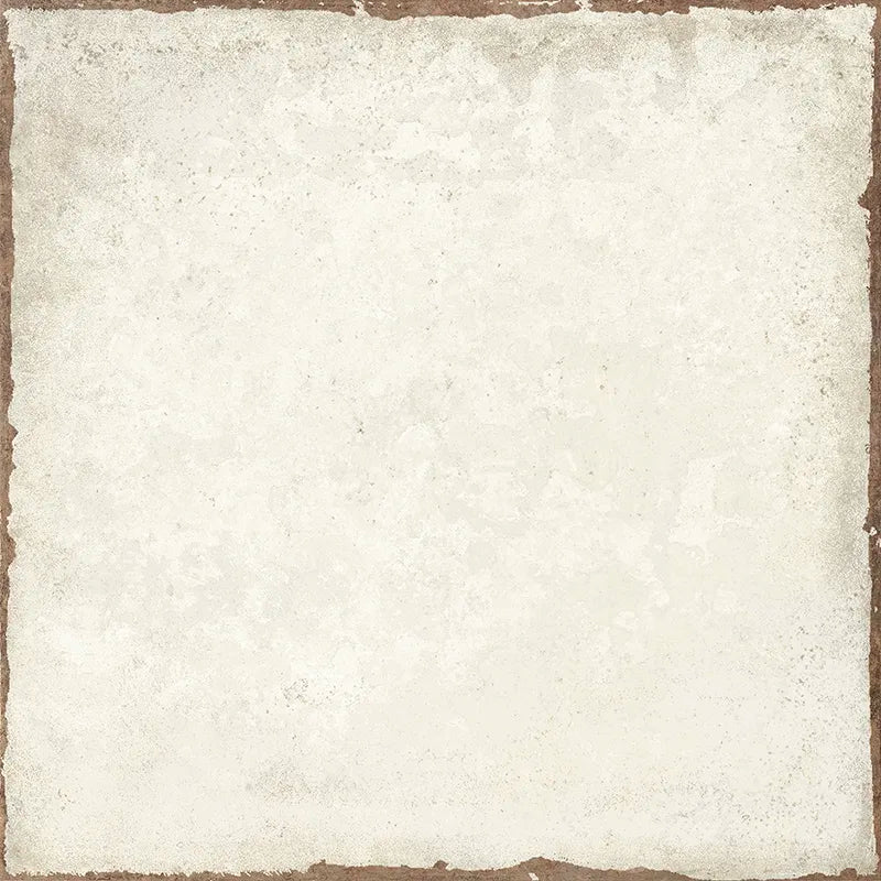Heritage Ivory 8" x 8" Weathered White Matte Porcelain Tile