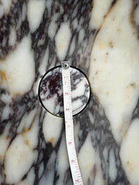 Calacatta Viola Marble Oval Shape Above Vanity Bathroom Sink (W)18" (L)14" (H)5"