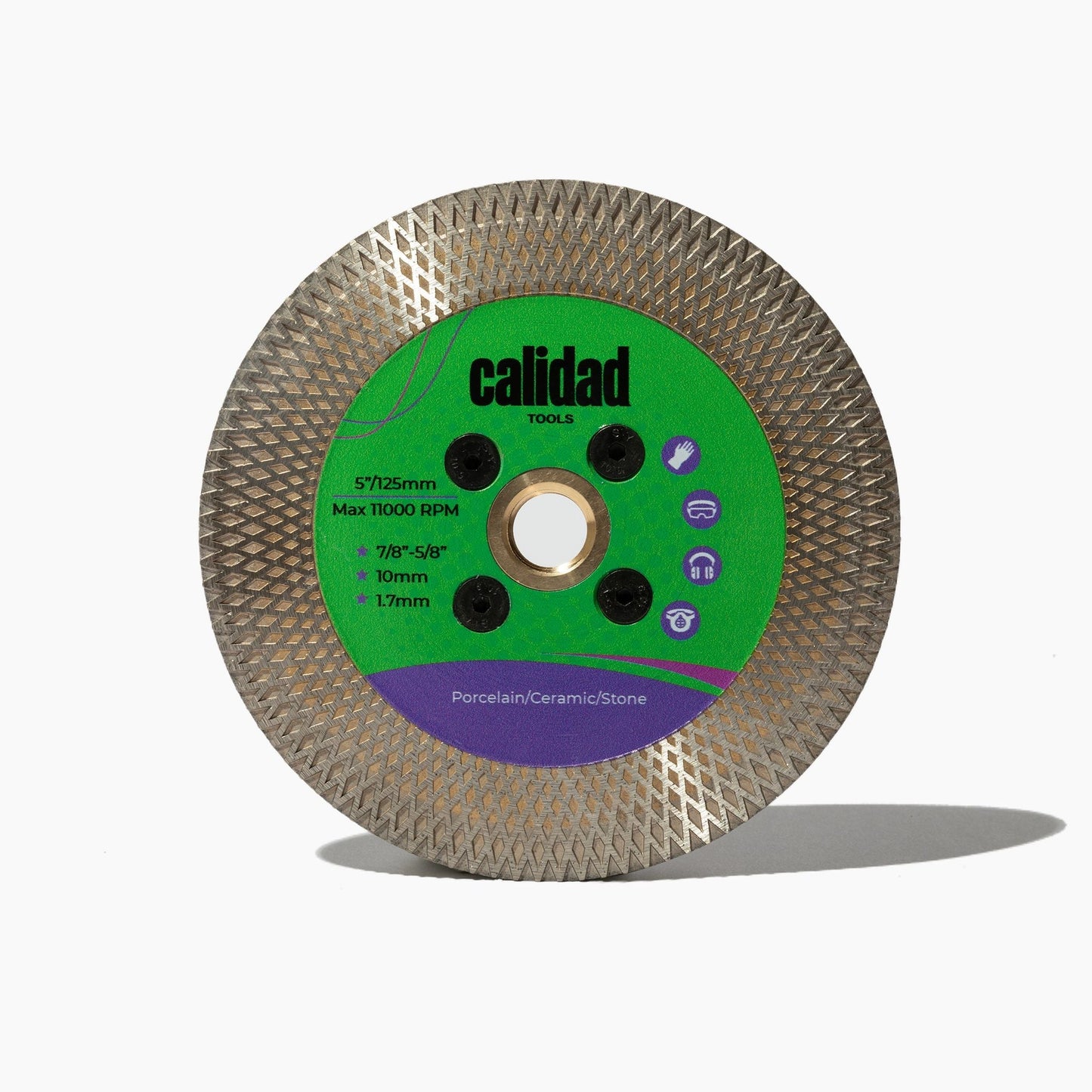 5" Turbo Mesh Cutting & Shaping Grinder Diamond Blade “Durty Kurt" (with a Copper Flange)